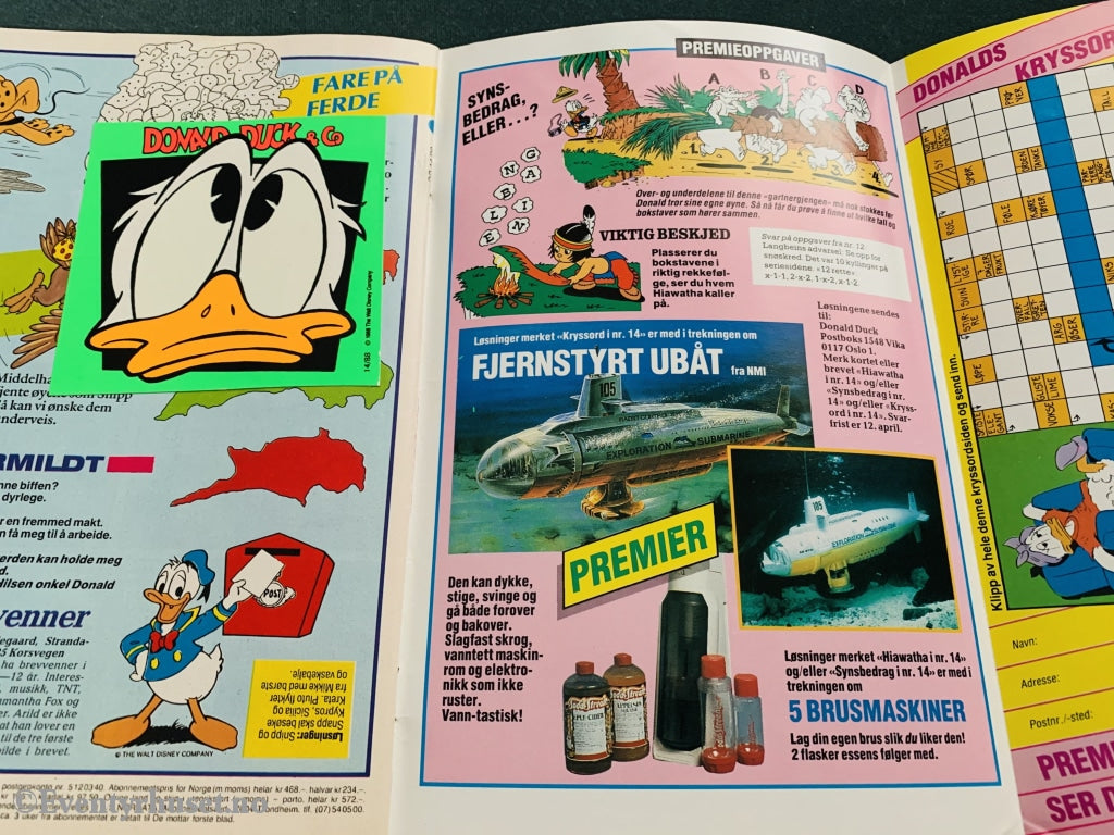 Donald Duck & Co. 1988/14. Tegneserieblad
