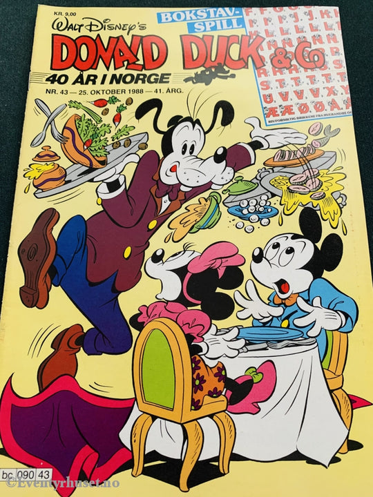 Donald Duck & Co. 1988/43. Tegneserieblad