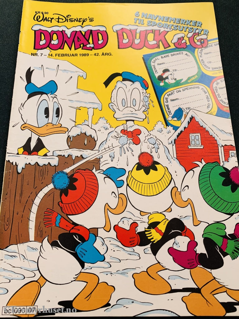 Donald Duck & Co. 1989/07. Tegneserieblad