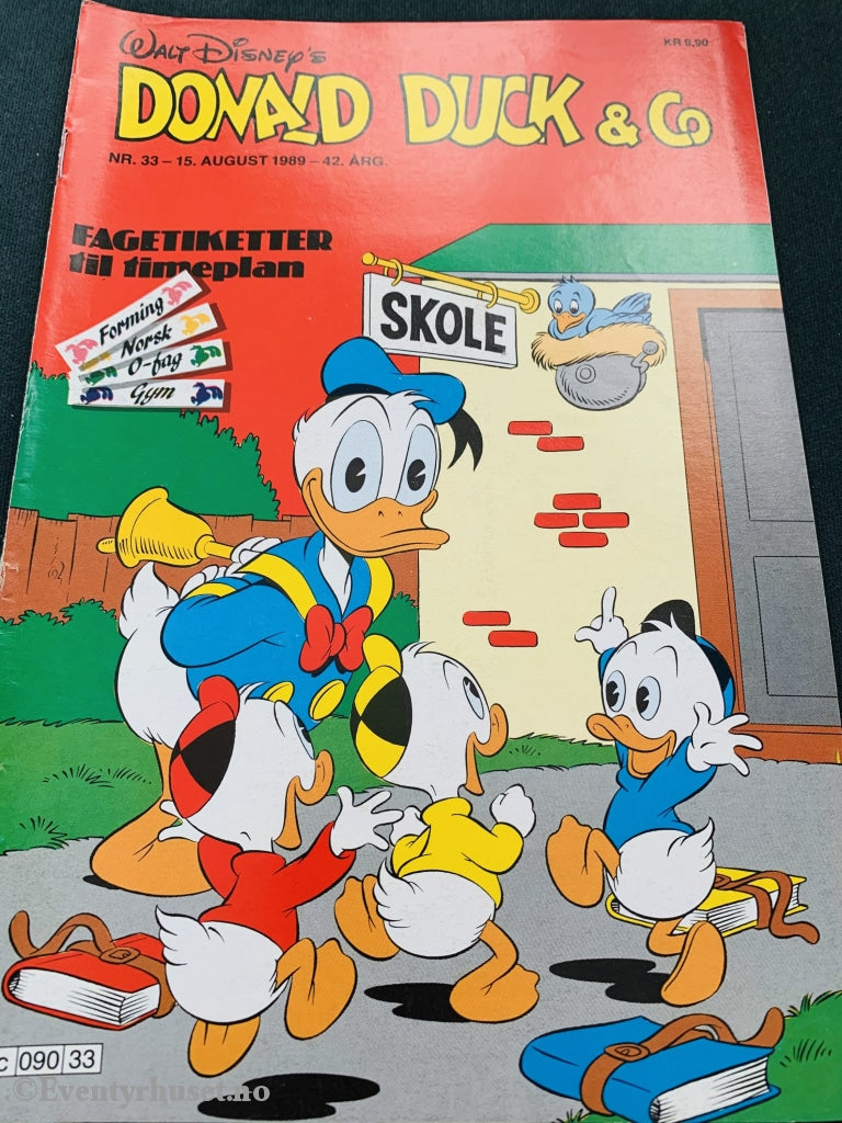 Donald Duck & Co. 1989/33. Tegneserieblad