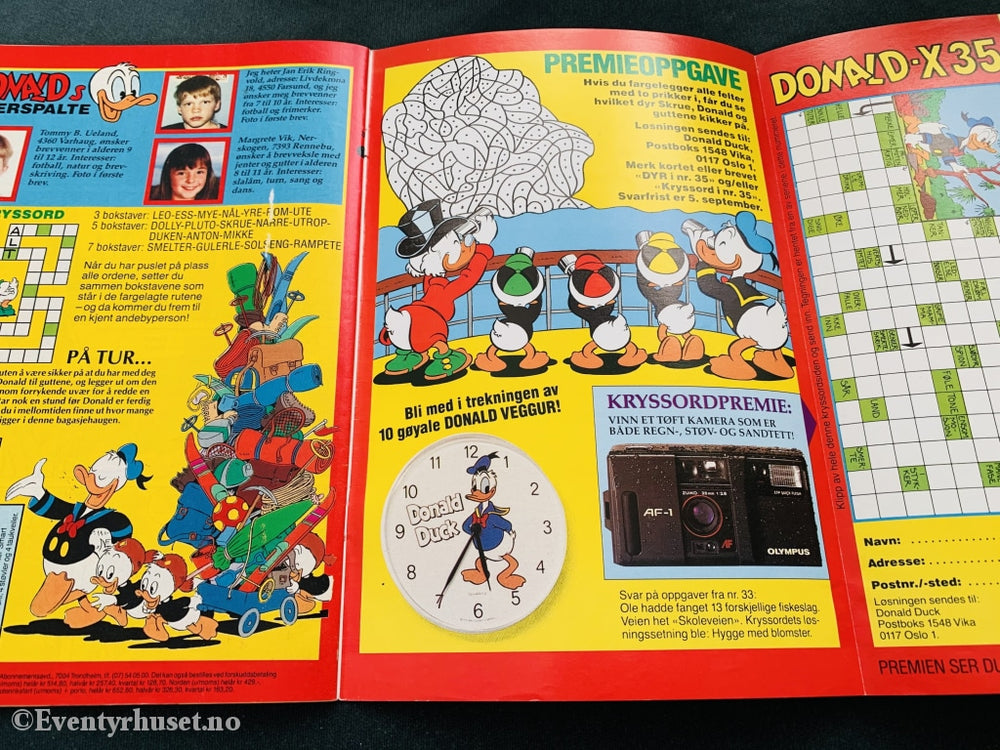 Donald Duck & Co. 1989/35. Tegneserieblad