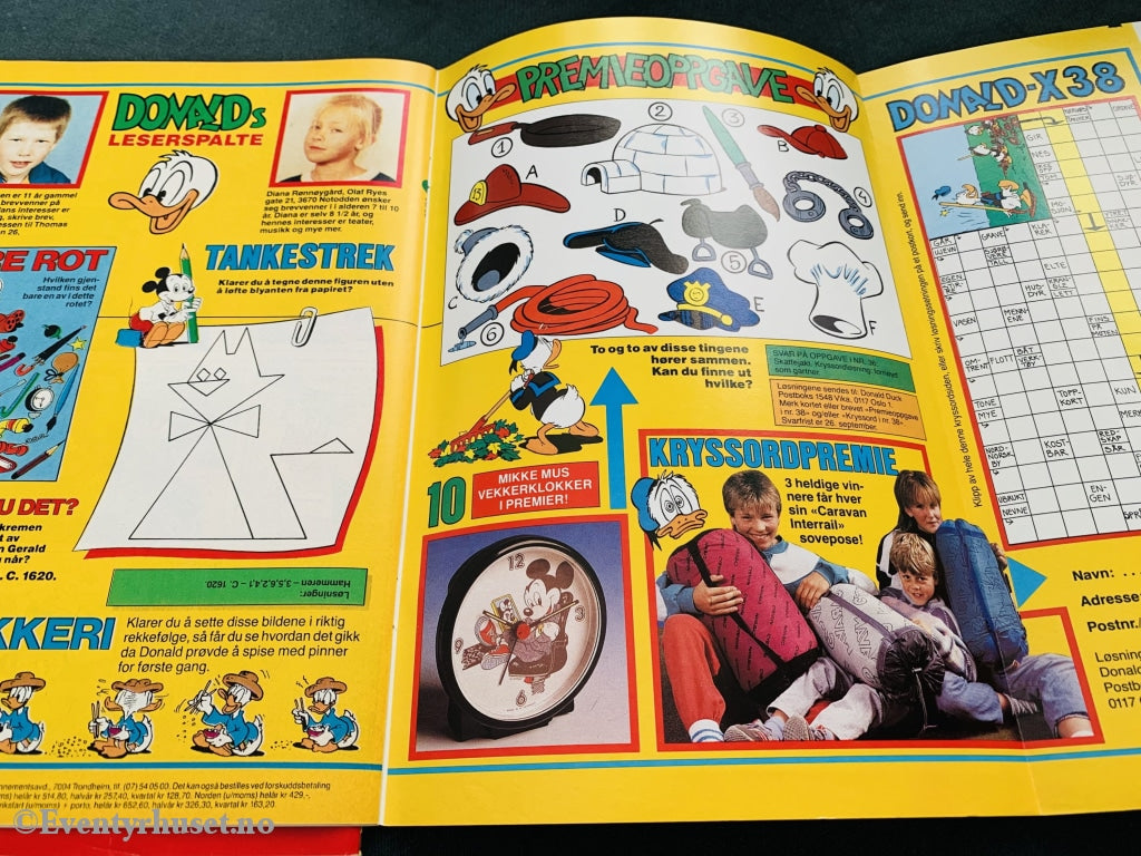 Donald Duck & Co. 1989/38. Tegneserieblad
