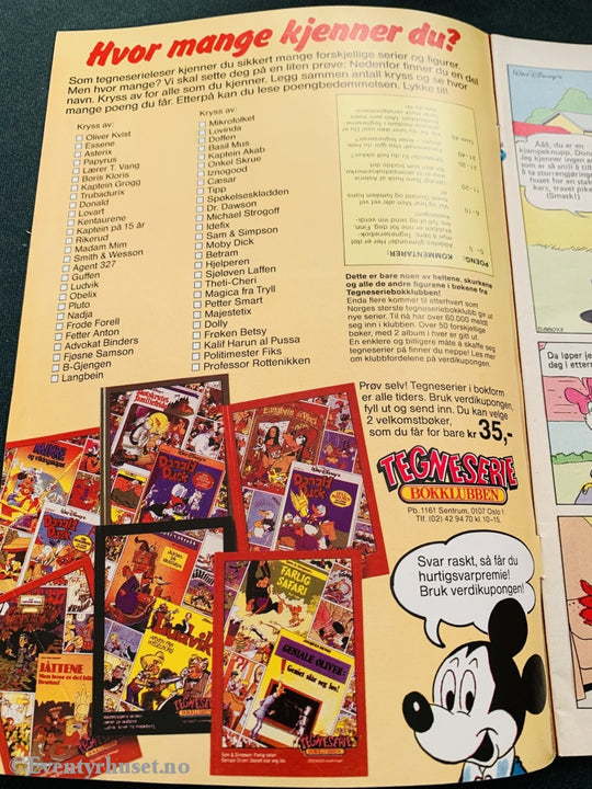 Donald Duck & Co. 1989/44. Tegneserieblad