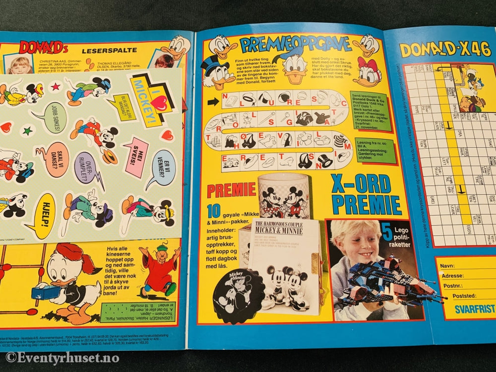 Donald Duck & Co. 1989/46. Tegneserieblad