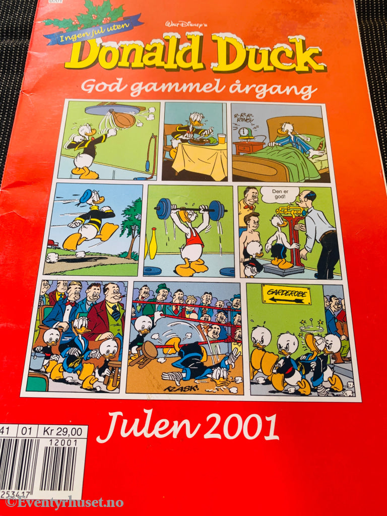 Donald Duck God gammel årgang Julen 2001. Tegneseriealbum.