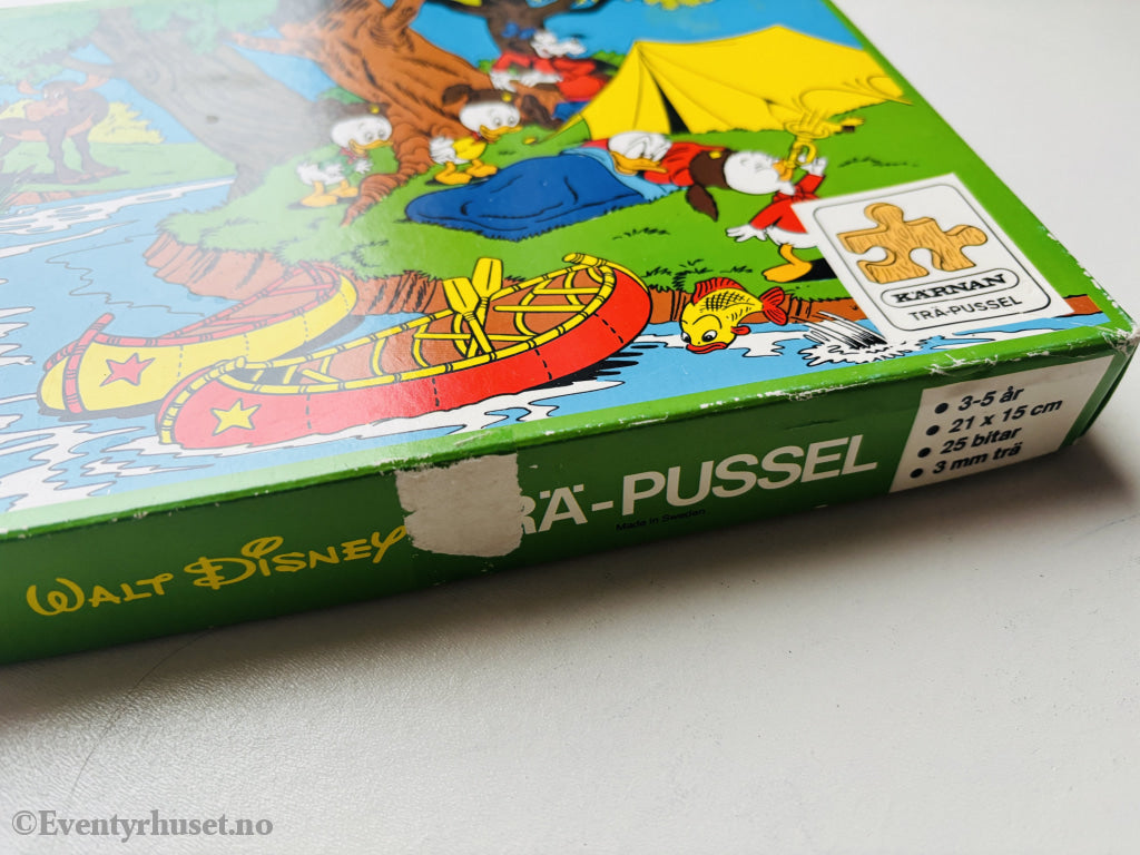 Donald Duck på camping Puslespill.