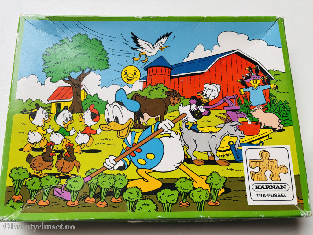 Donald Duck på gården Puslespill.