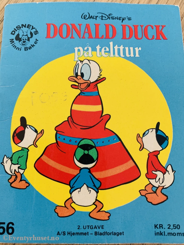 Donald Duck På Telttur (Disneys Minni Bøker 56). 1977. Fortelling