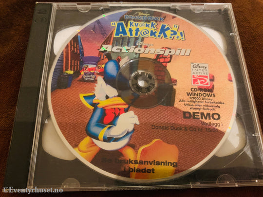 Donald Duck: Qu@ck Att@ck! Demo. 2000. PC CD-ROM.