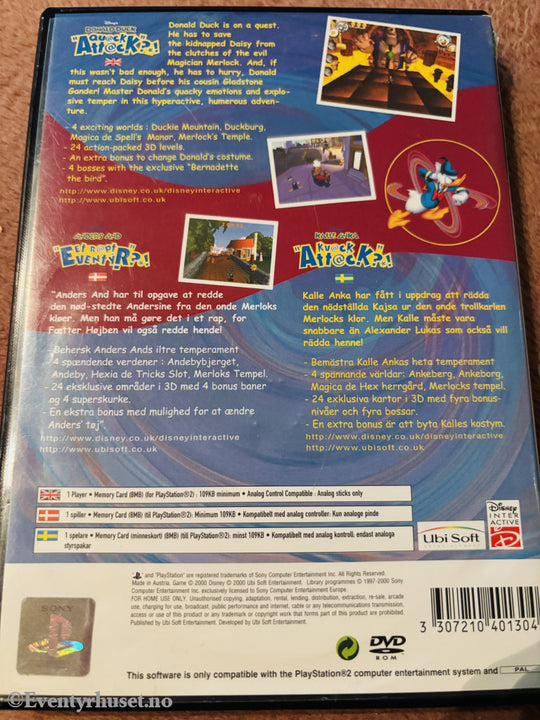 Donald Duck: Quack Attack. PS2.
