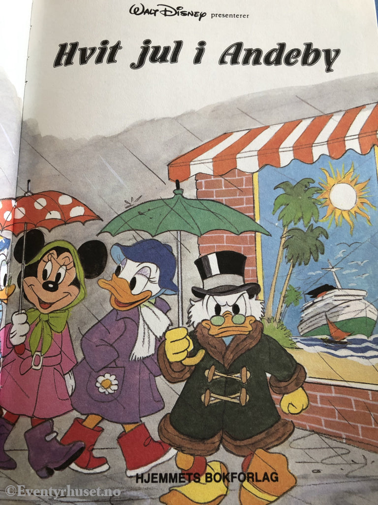 Donald Ducks Bokklubb. 1984. Hvit Jul I Andeby. Bokklubb