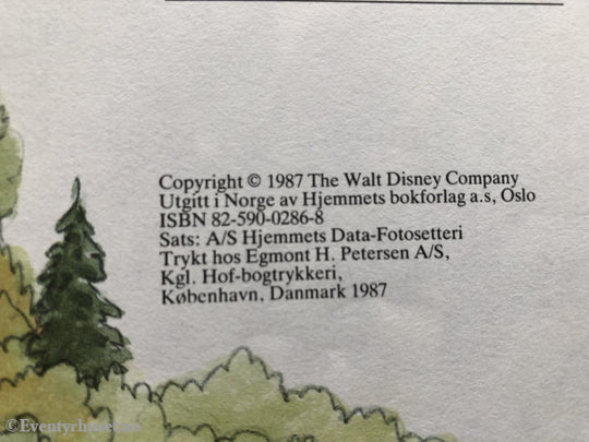 Donald Ducks Bokklubb. 1987. Eventyret Om Bompibjørnene. Bokklubb