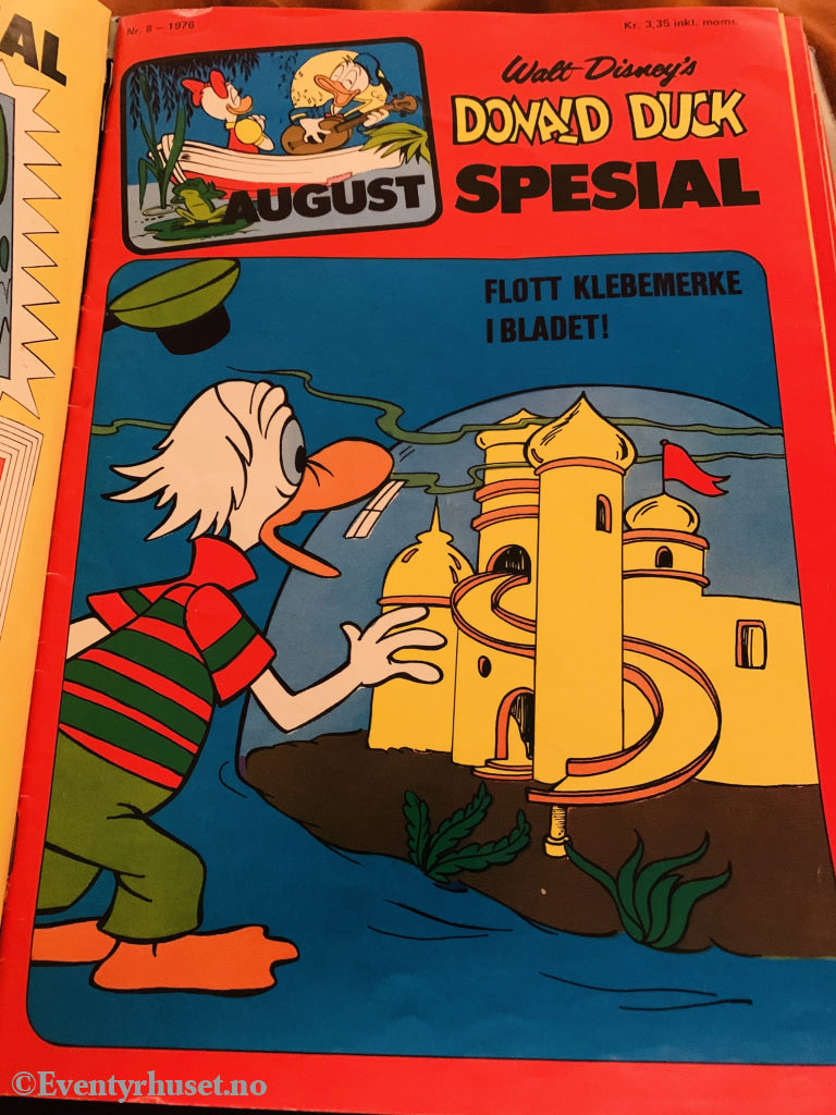 Donald Duck Spesial. 1976/08. Tegneserieblad