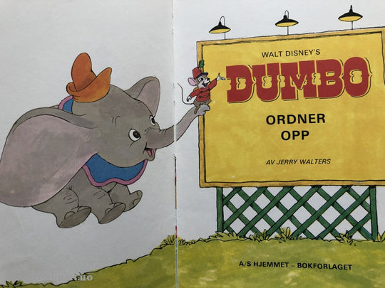 Donald Ducks Bokklubb. 1975. Dumbo Ordner Opp. Bokklubb