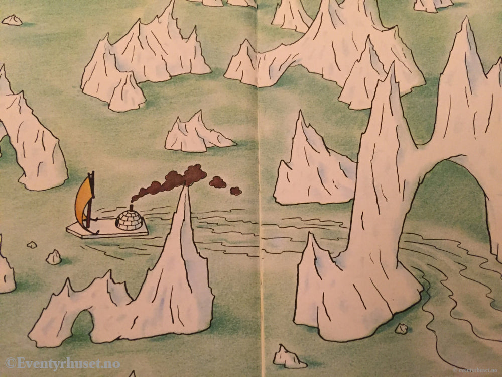 Donald Ducks Bokklubb. 1975. Pingvinen Som Ikke Likte Kulde. Bokklubb