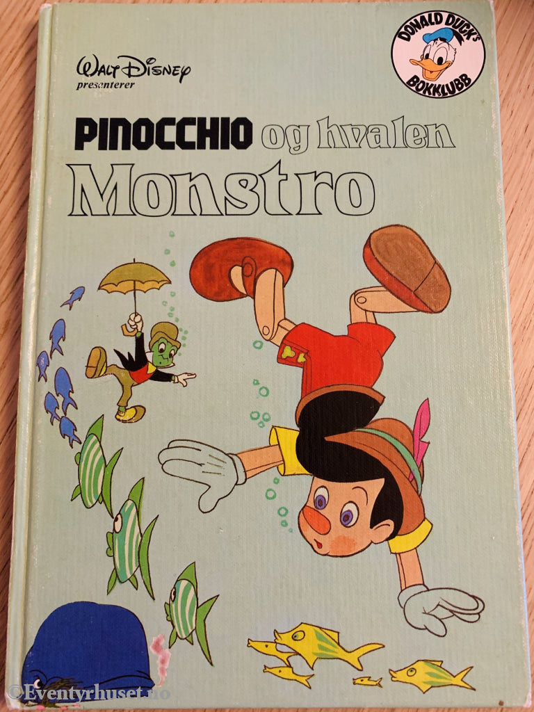 Donald Ducks Bokklubb. 1977/85. Pinocchio Og Hvalen Monstro. Bokklubb