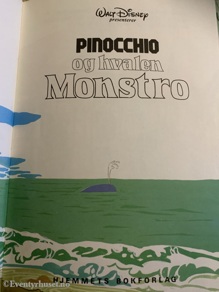Donald Ducks Bokklubb. 1977/85. Pinocchio Og Hvalen Monstro. Bokklubb