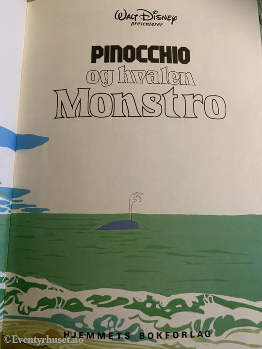 Donald Ducks Bokklubb. 1977/85. Pinocchio Og Hvalen Monstro. Bokklubb