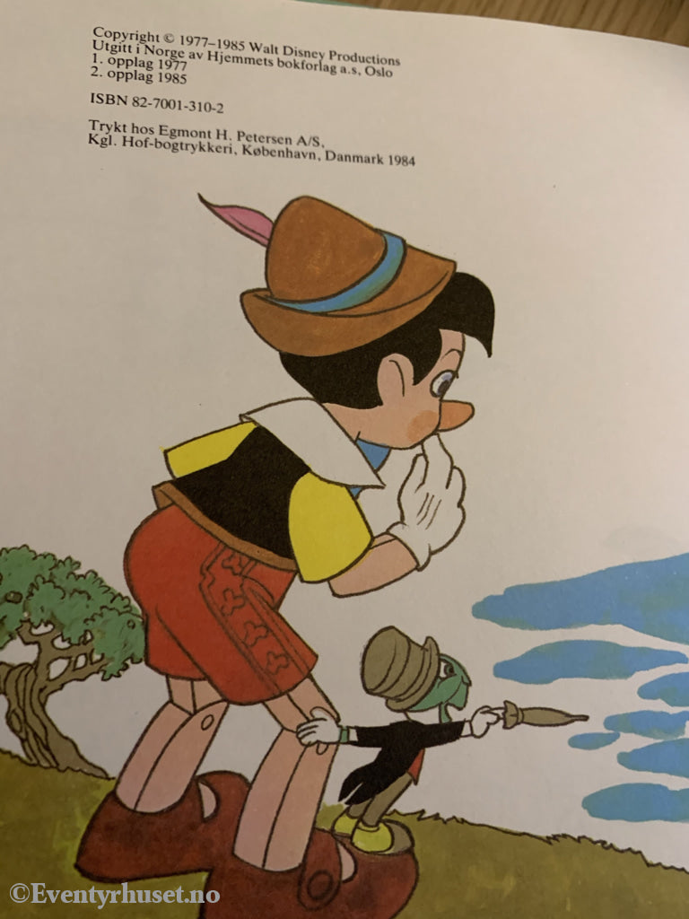 Donald Ducks Bokklubb. 1977/85. Pinocchio Og Hvalen Monstro. Bokklubb