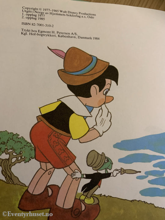 Donald Ducks Bokklubb. 1977/85. Pinocchio Og Hvalen Monstro. Bokklubb