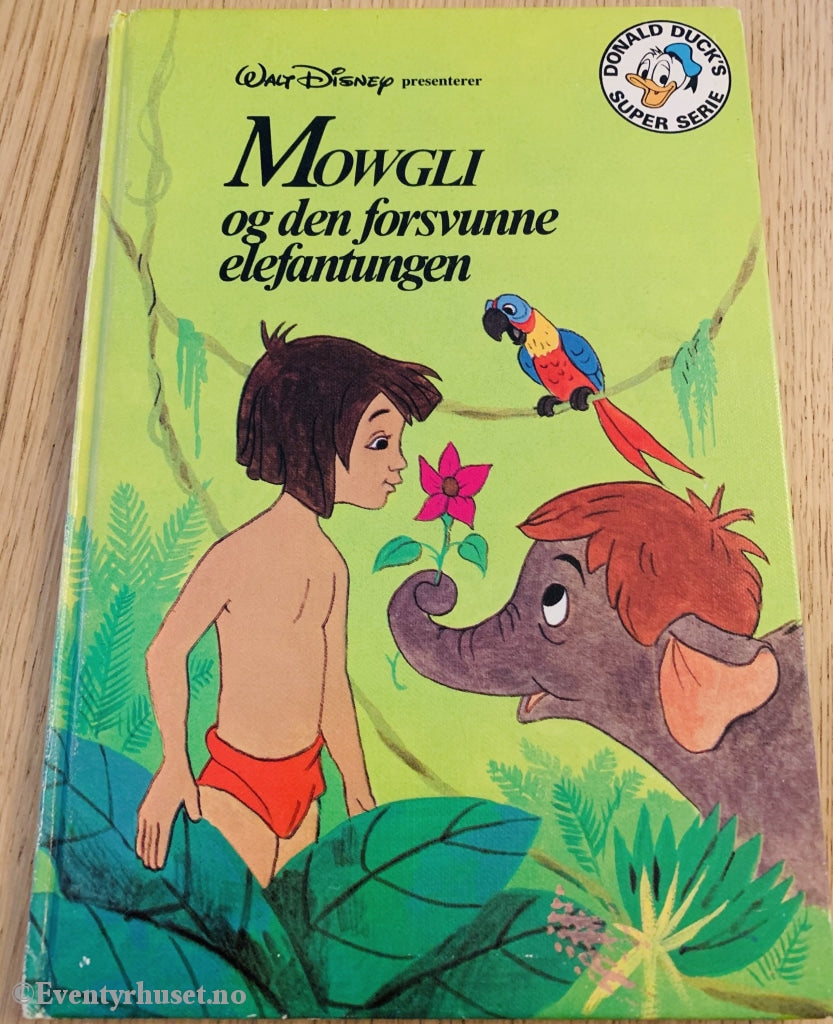 Donald Ducks Bokklubb. 1977. Mowgli Og Den Forsvunne Elefantungen. Bokklubb