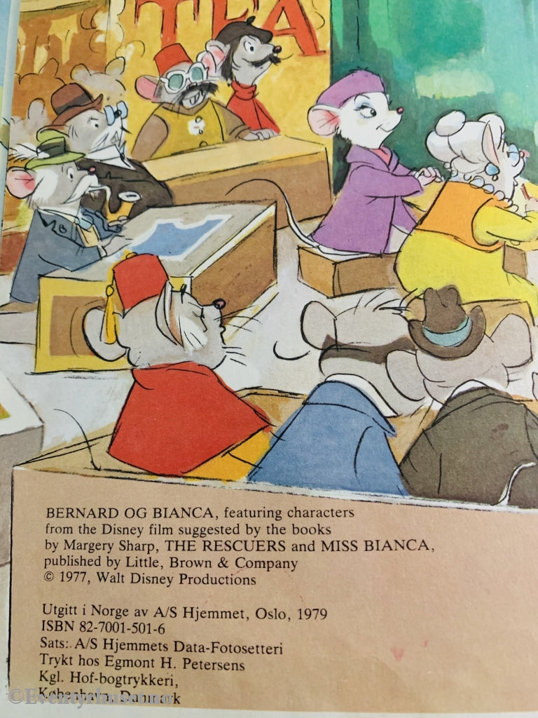 Donald Ducks Bokklubb. 1979. Bernard Og Bianca. Bokklubb