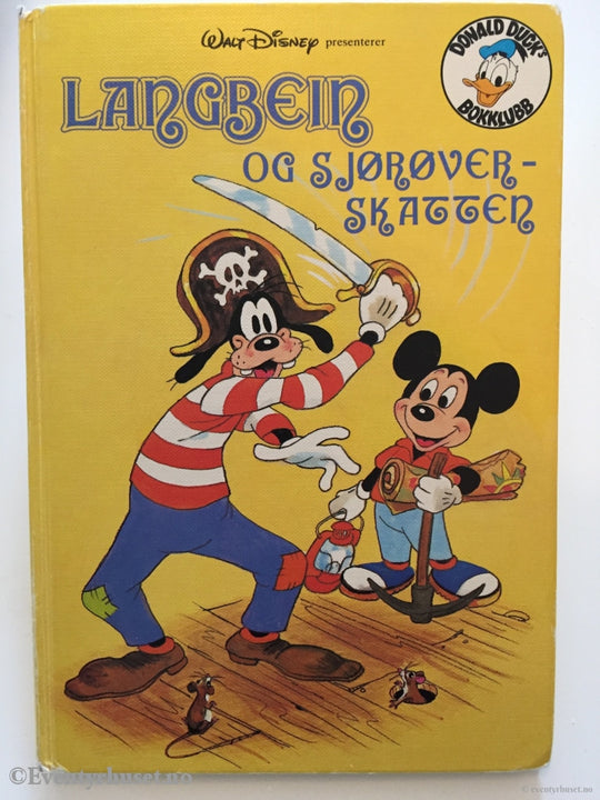 Donald Ducks Bokklubb. 1979. Langbein Og Sjørøverskatten. Bokklubb