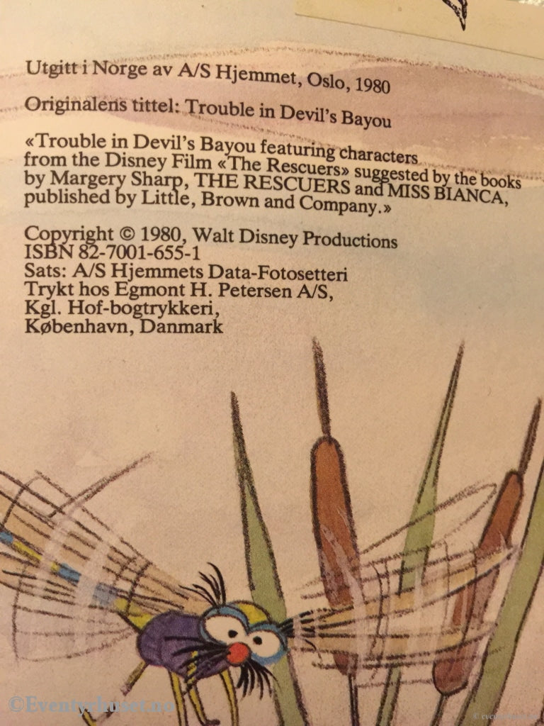 Donald Ducks Bokklubb. 1980. Bernard Og Bianca Får Et Nytt Oppdrag. Bokklubb