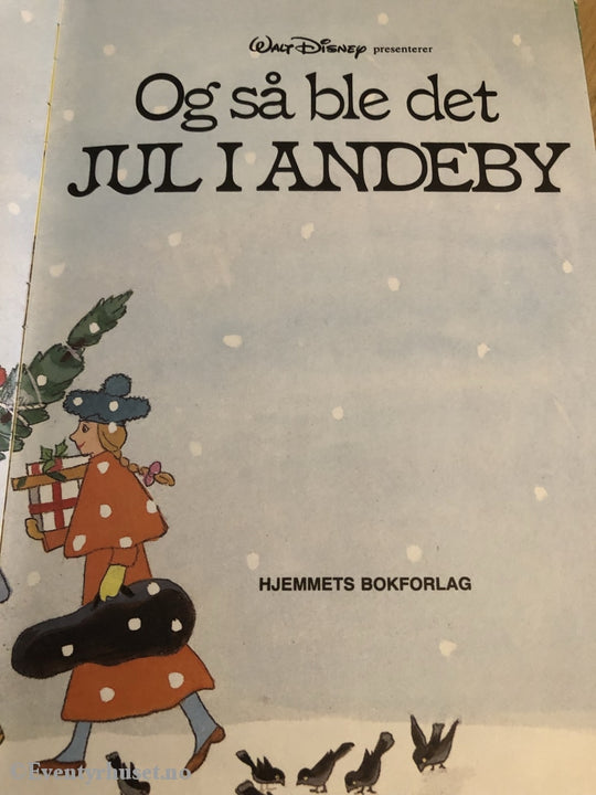 Donald Ducks Bokklubb. 1980. Og Så Ble Det Jul I Andeby. Bokklubb