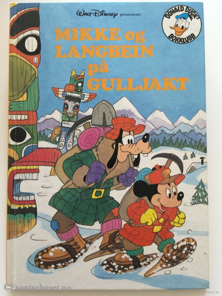 Donald Ducks Bokklubb. 1982. Mikke Og Langbein På Gulljakt. Bokklubb
