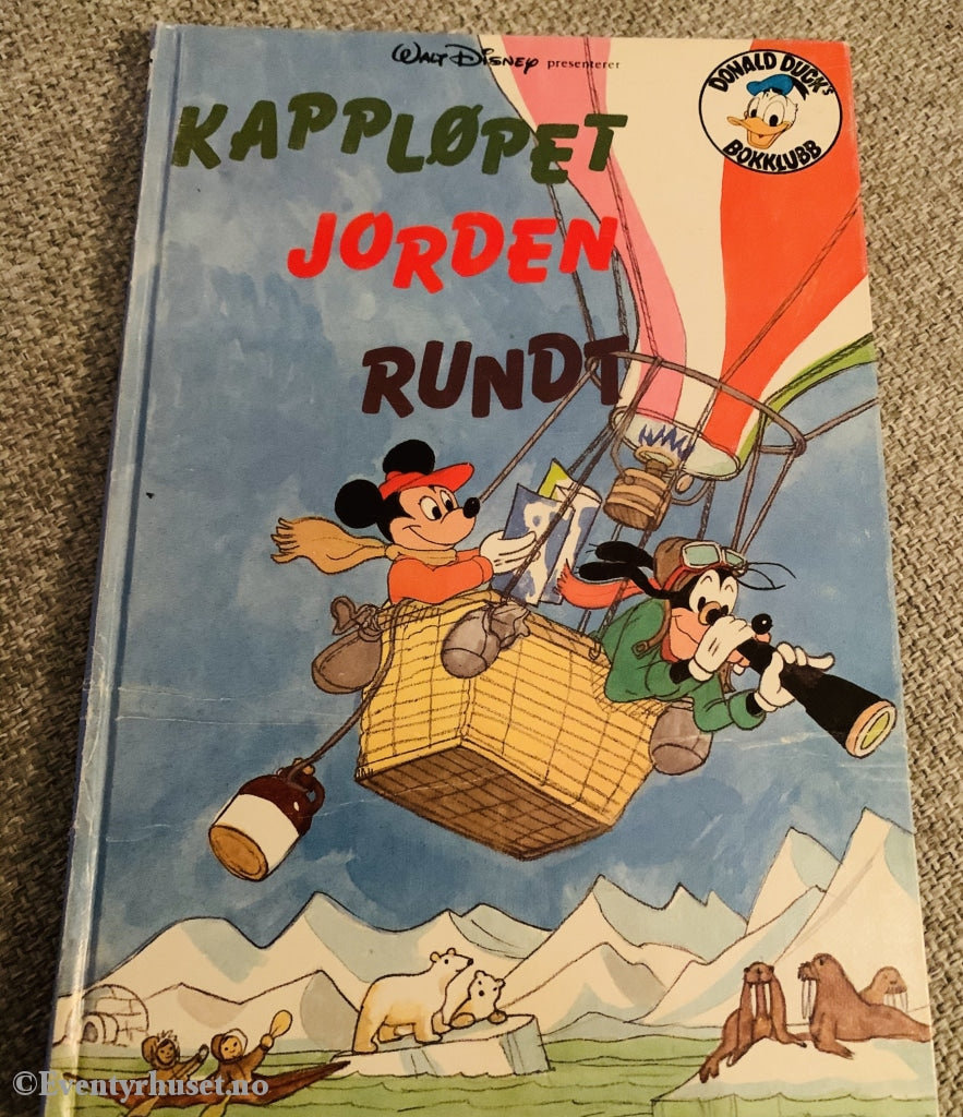 Donald Ducks Bokklubb. 1984/92. Kappløpet Jorden Rundt. Fortelling