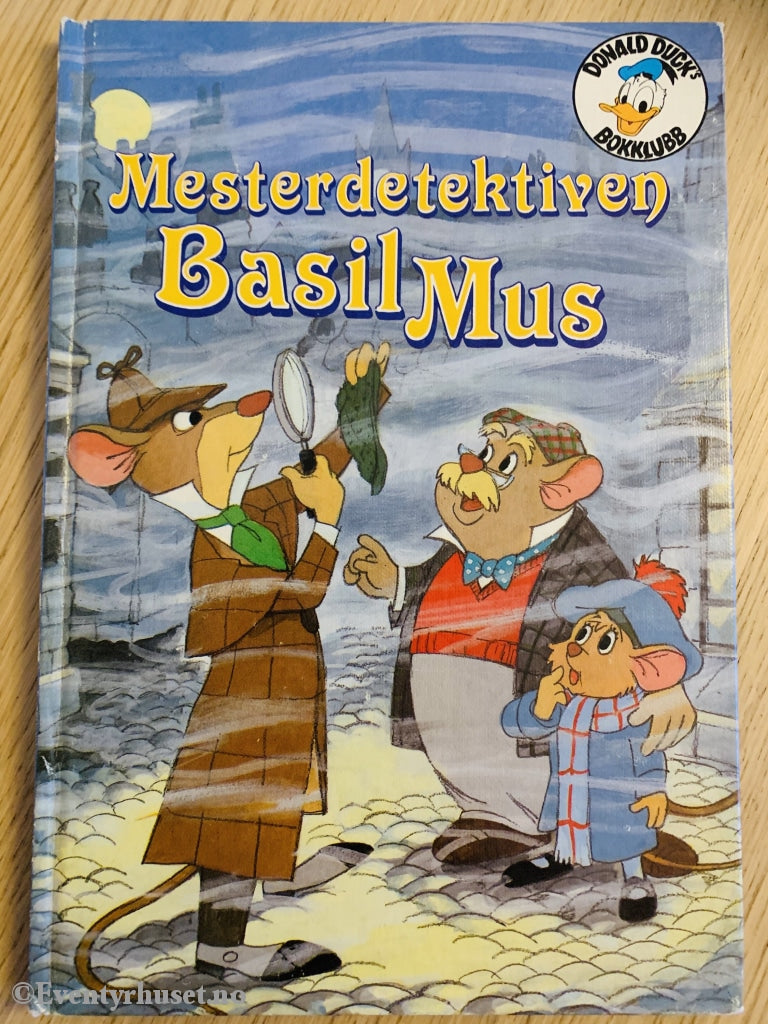 Donald Ducks Bokklubb. 1986. Mesterdetektiven Basil Mus. Bokklubb