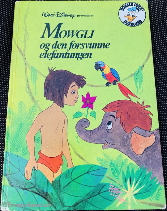 Donald Ducks Bokklubb. 1986. Mowgli Og Den Forsvunne Elefantungen. Bokklubb