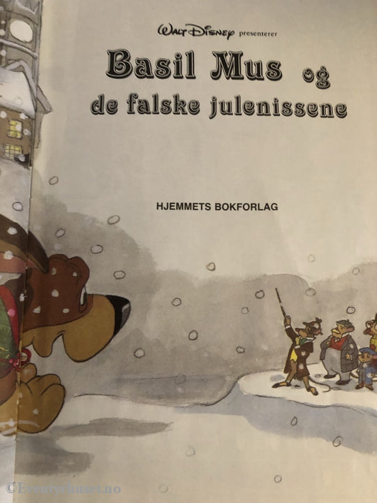 Donald Ducks Bokklubb. 1987. Basil Mus Og De Falske Julenissene. Bokklubb