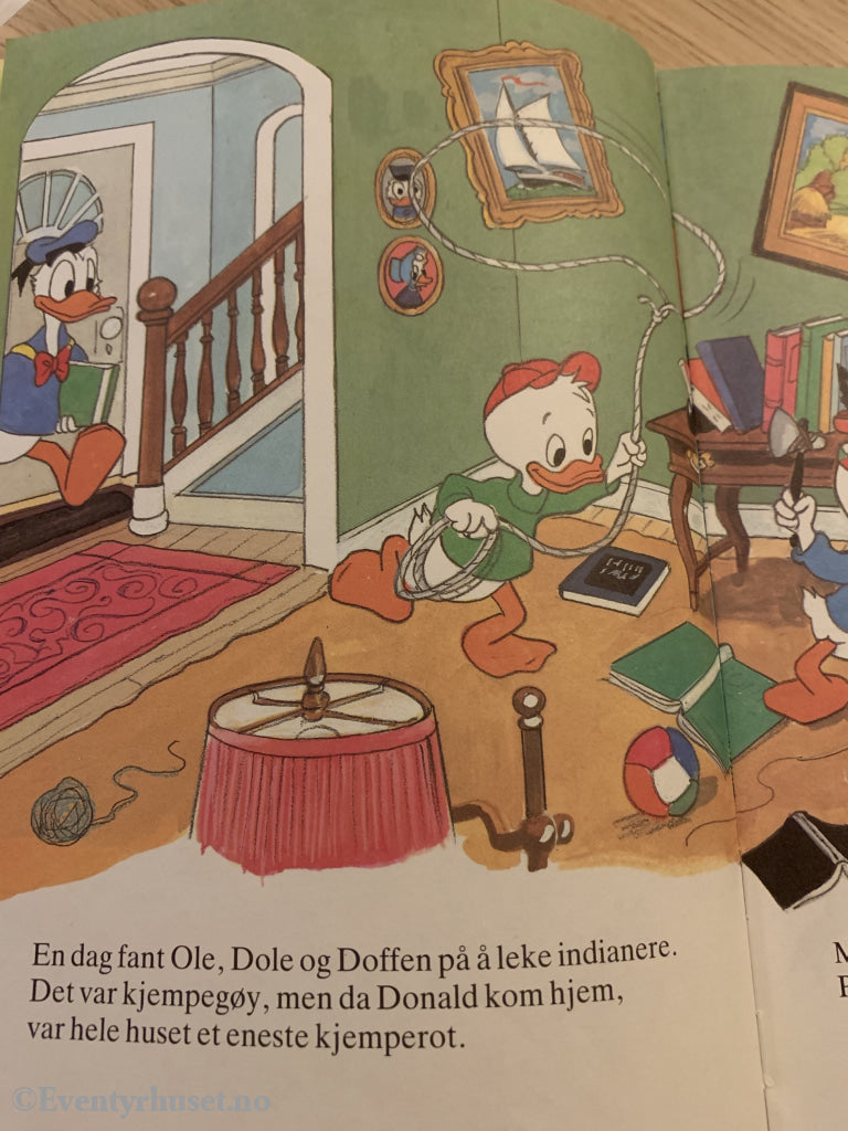 Donald Ducks Bokklubb. 1988/91. Baby Donalds Fødselsdag. Fortelling