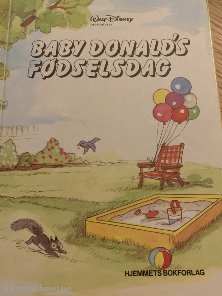 Donald Ducks Bokklubb. 1988/91. Baby Donalds Fødselsdag. Fortelling