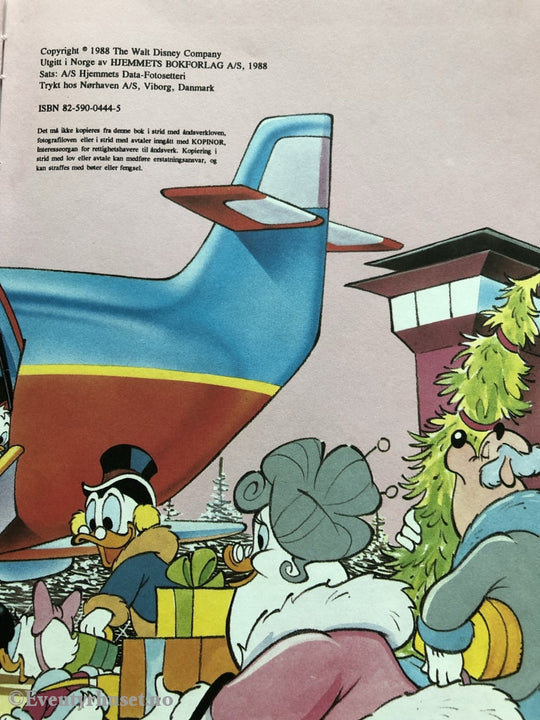 Donald Ducks Bokklubb. 1988. Juleturen Til Nordpolen. Bokklubb