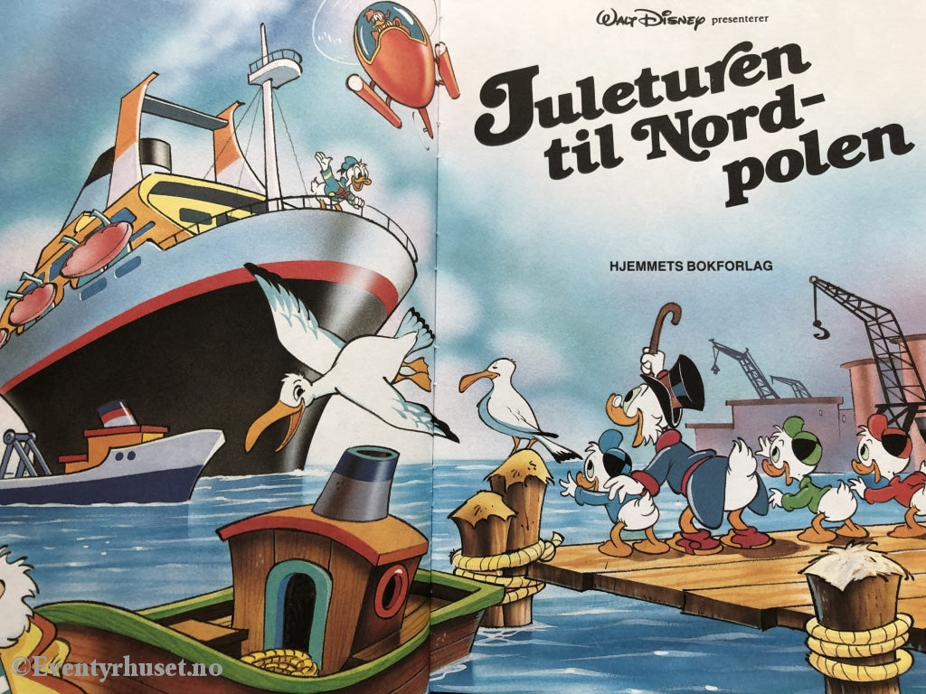 Donald Ducks Bokklubb. 1988. Juleturen Til Nordpolen. Bokklubb