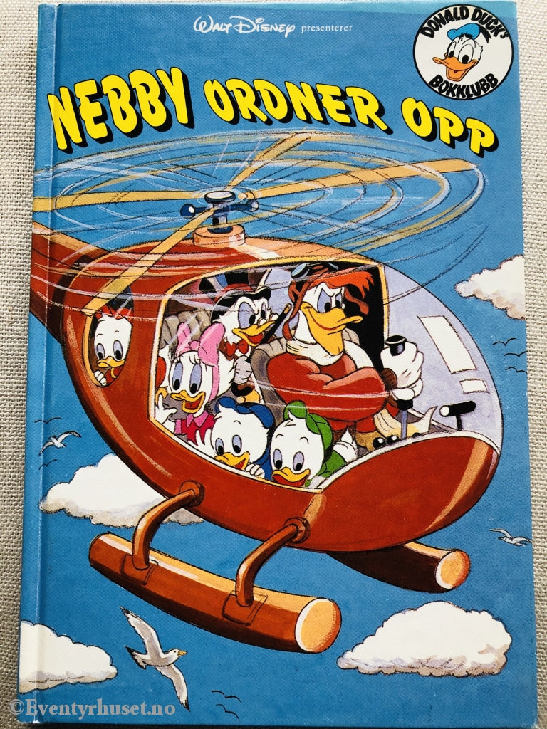 Donald Ducks Bokklubb. 1988. Nebby Ordner Opp. Bokklubb
