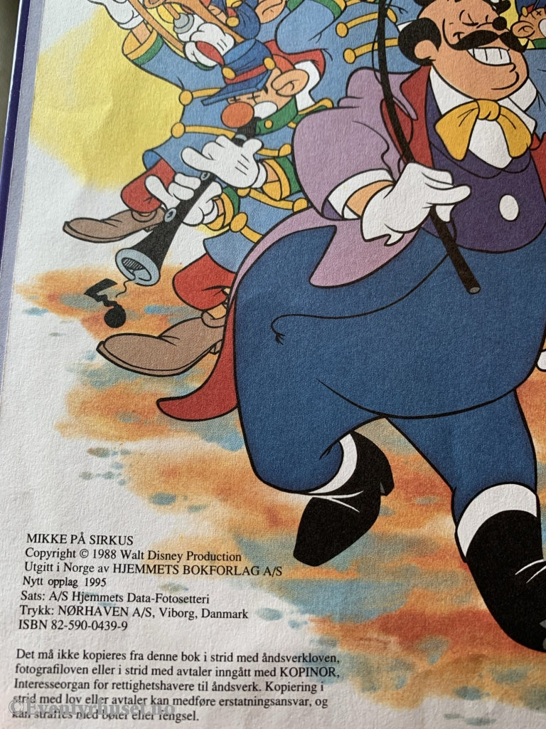 Donald Ducks Bokklubb. 1988/95. Mikke På Sirkus! Bokklubb