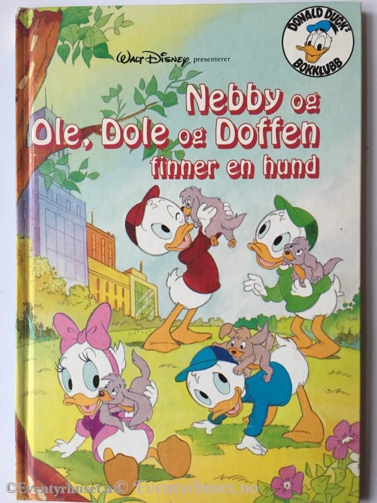 Donald Ducks Bokklubb.1991. Nebby Og Ole Dole Doffen Finner En Hund. Fortelling
