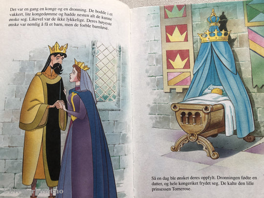 Donald Ducks Bokklubb. 1994. Tornerose. Bokklubb