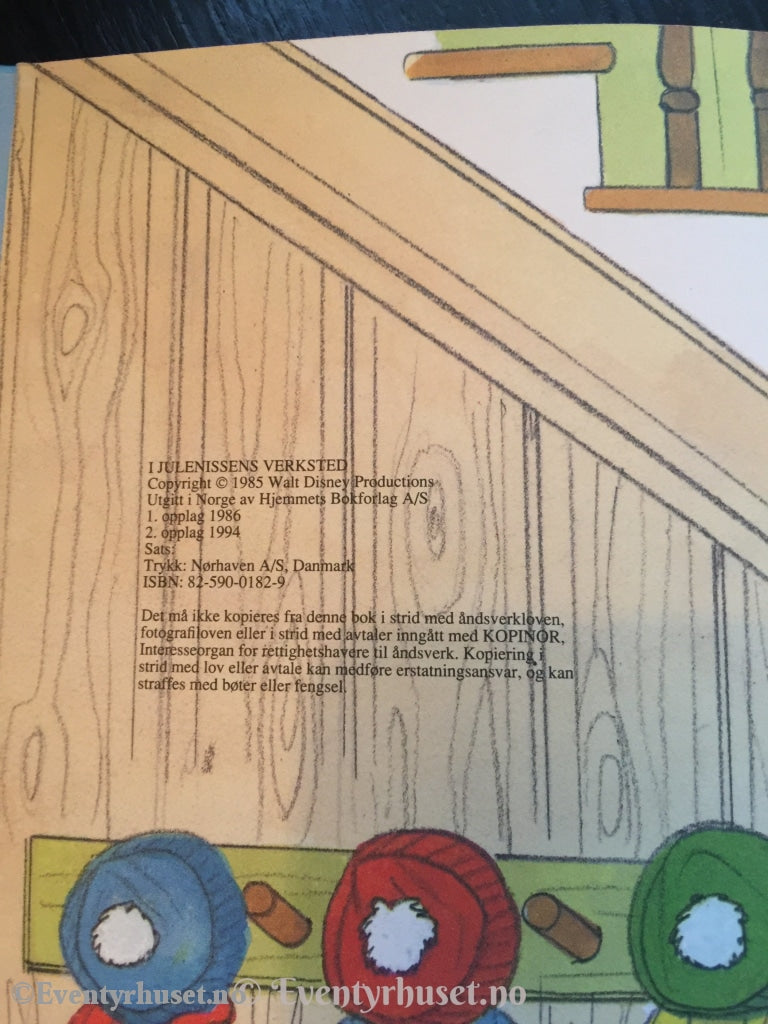 Donald Ducks Bokklubb. 1994 (1986). Julenissens Verksted. Bokklubb