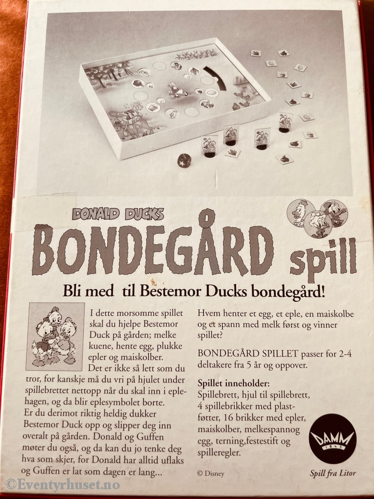 Donald Ducks Bondegård Spill. Brettspill