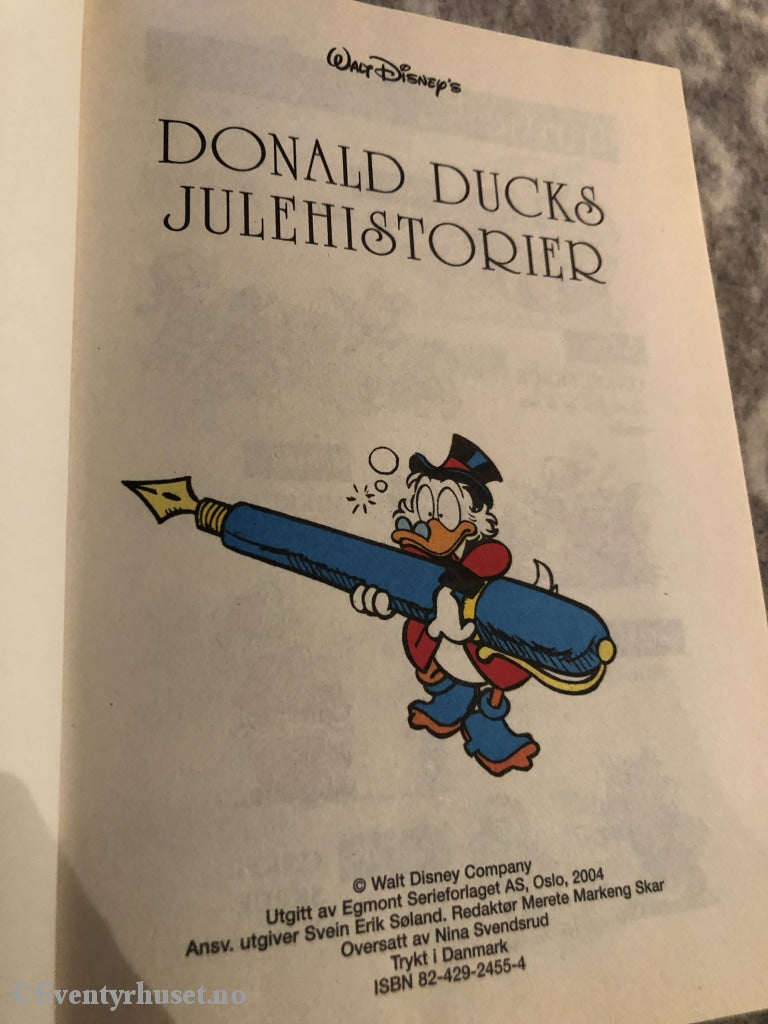 Donald Ducks Julehistorier. 2004. Fortelling