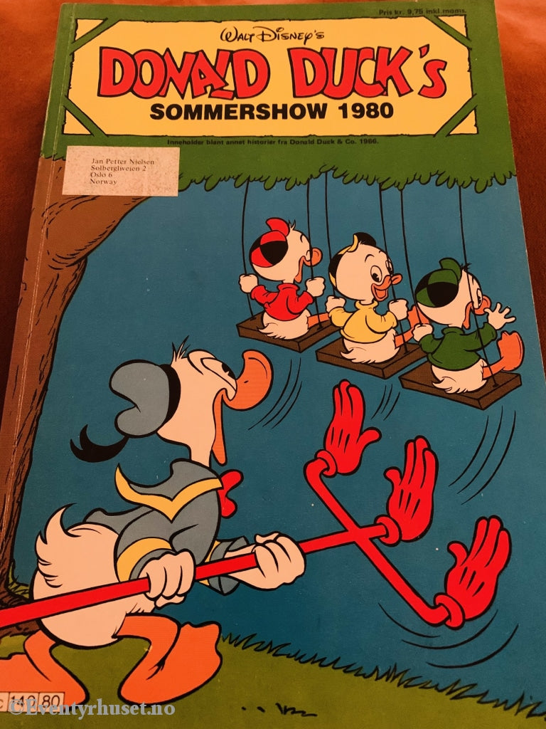 Donald Duck´s Sommershow. 1980 Tegneserieblad