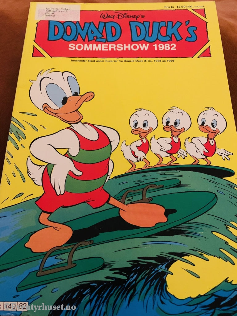 Donald Duck´s Sommershow. 1982 Tegneserieblad