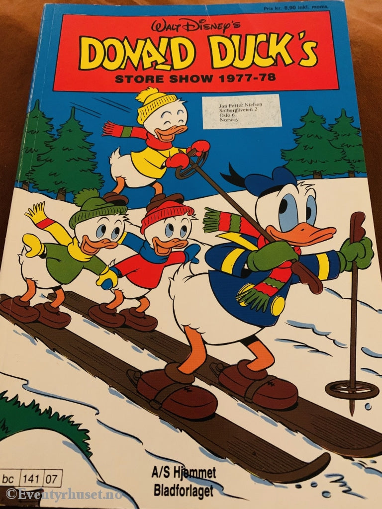 Donald Duck´s Store Show. 1977-78. Tegneserieblad