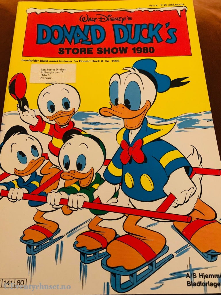 Donald Duck´s Store Show. 1980. Tegneserieblad