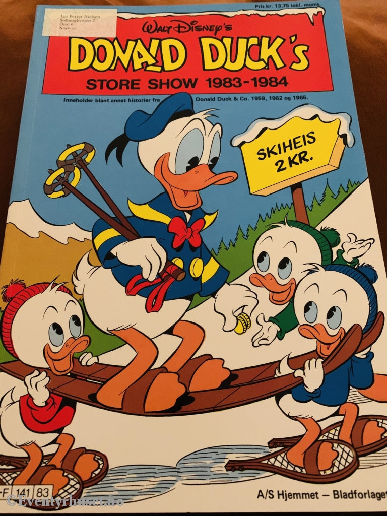 Donald Duck´s Store Show. 1983-84. Tegneserieblad